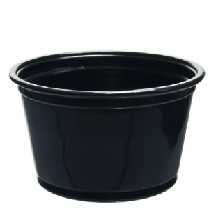 Vaso Negro para Souffle 2 onzas Compatible con P200N-SOLO