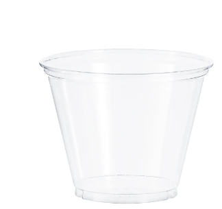 Vaso Desechable Tipo Cristal Souffle 9 onzas Compatible Tapa 662TP